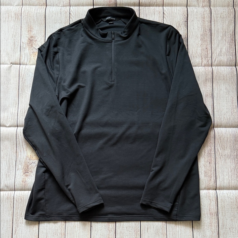 Mercer+Mettle Charcoal Quarter Zip